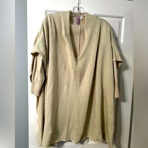 Sweater Shawl with long sleeves